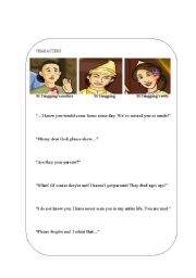 English Worksheet: Characterisation of The Legend of Si Tenggang