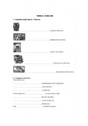 English Worksheet: THERE IS/THERE ARE