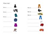 English worksheet: Clothes - What is this?