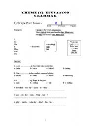 English Worksheet: Past simple / past continuous