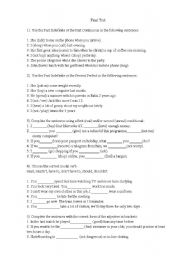 English worksheet: Move pr-intermediate Final Test