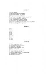 English worksheet: englishexercises