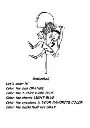 English worksheet: Color the Boy!