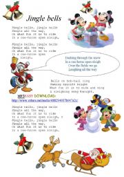 UPDATED LINK(in description ) http://rapidshare.com/files/437587377/Jingle_Bells_-_Disney_02.wav Jingle Bells lyrics with MP3 song (easy&free download)- just click the link! !DISNEY HEROWS SING THE SONG!