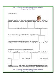 English Worksheet: About NOA