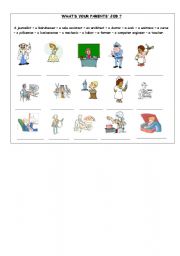 English worksheet: JOBS