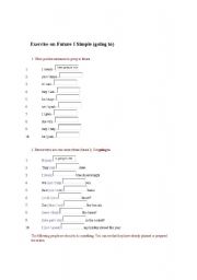 English Worksheet: Future simple