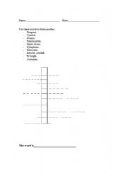 English Worksheet: instruments