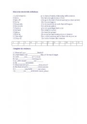 English worksheet: phrasel verbs