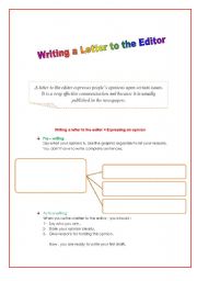 English Worksheet: Writing a letter