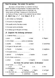 English Worksheet: jobs