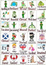 English Worksheet: (set 1/3) ♥Stickers for kids♥