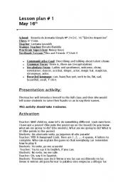 English worksheet: The Talent Show 