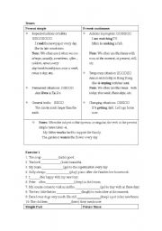 English worksheet: Tense Revision