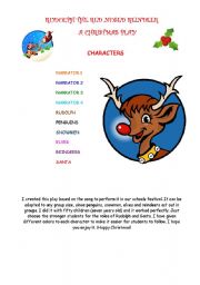 A CHRISTMAS PLAY: RUDOLPH THE RED NOSED REINDEER