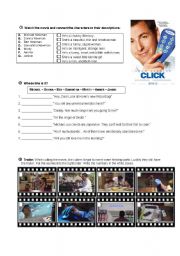 Worksheet on the film Click