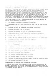 English worksheet: twilight zone tv series