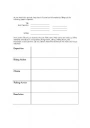 English worksheet: VIDEO ORGANIZER