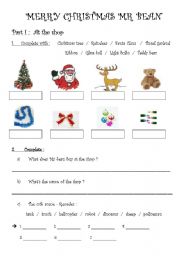Merry Christmas Mr Bean 3 Pages Esl Worksheet By Blizzard1