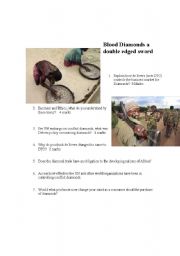 English Worksheet: Blood Diamonds