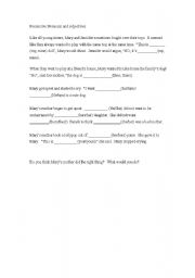 English Worksheet: Possessives