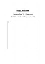 English worksheet: halloween
