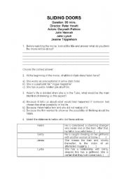 English worksheet: Comprehension activity