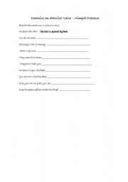 English Worksheet: passive voice