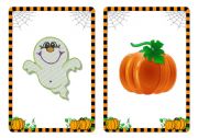 Halloween flashcards and word cards (1/4)
