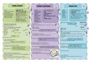 English Worksheet: Simple Present - Present Continuous - Simple Past