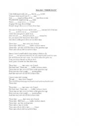 English Worksheet: A song by Bon Jovi for the ARTICLES 