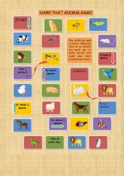 English Worksheet: Name That Animal