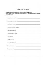 English worksheet: Practice 