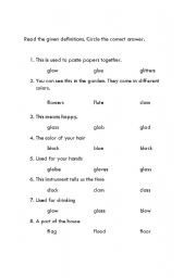 English Worksheet: Vocabulary