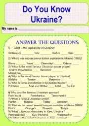 Do You Know Ukraine?