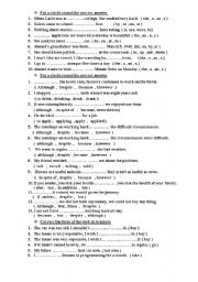 English worksheet: Tawjihi test