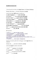 English Worksheet: english test for 2ESO