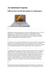 English Worksheet: Technology Article