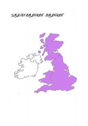 English worksheet: parts of the UK