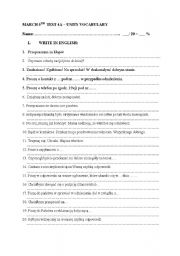 English worksheet: 4z