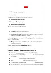 English Worksheet: Future