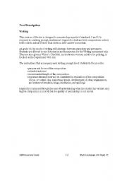 English worksheet: ELA Test Prep