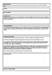 English worksheet: Listening activity