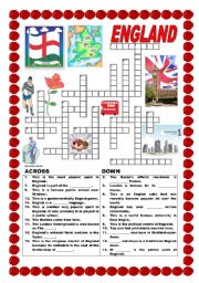 England - crossword