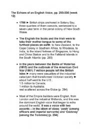 English Worksheet: History lessonsheet12