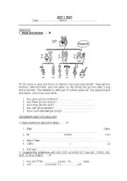 English Worksheet: have got/has got