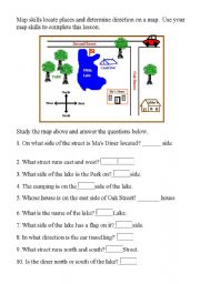 English Worksheet: Position Worksheet