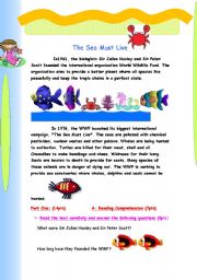 The sea must live - ESL worksheet by Nounaya 73