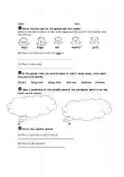 English worksheet: Listening Activity