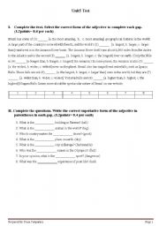 English Worksheet: Complete the conversation